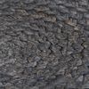 vidaXL Placemats 4 pcs Plain Dark Grey 38 cm Round Jute