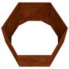 vidaXL Planter Rusty 60x60x45 cm Corten Steel