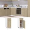 vidaXL Drawer Bottom Cabinet Lyon Sonoma Oak 30x46x81.5 cm Engineered Wood