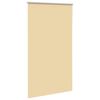 vidaXL Roller Blind Blackout Beige 140x210 cm Fabric Width 136.6 cm Polyester