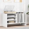 vidaXL Record Cabinet White 78.5 x 35 x 45 cm Engineered Wood