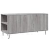 vidaXL Coffee Table Grey Sonoma 102x44.5x50 cm Engineered Wood