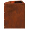 vidaXL Corner Planter Rusty 30 x 30 x 35 cm Weathering steel