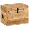 vidaXL Storage Box 39x28x31 cm Solid Wood Mango