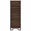vidaXL Bookcase Brown Oak 50x31x137.5 cm Engineered Wood