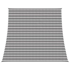 vidaXL Sunshade Sail Anthracite and White 4 / 5 x 4 m HDPE