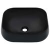 vidaXL Wash Basin 44.5x39.5x14.5 cm Ceramic Black