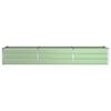 vidaXL Planter Pastel Green 290 x 50 x 45 cm Galvanised Steel