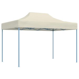 vidaXL Party Tent Folding Cream 280 x410 x 315 cm Oxford Fabric