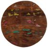 vidaXL Table Top &Oslash; 60x2.5 cm Round Solid Wood Reclaimed