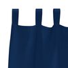 vidaXL Blackout Curtains with Rings 2 pcs Dark Blue 175 x 140 cm