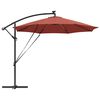 vidaXL Cantilever Banana Parasol Terracotta 294 x 294 x 248 cm