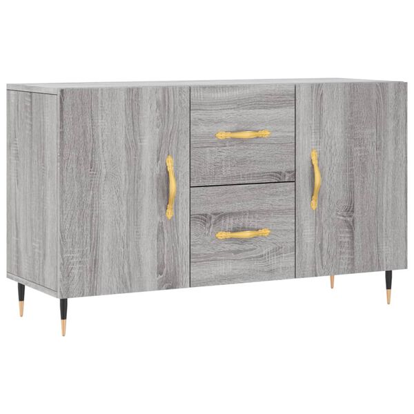 vidaXL Sideboard Grey Sonoma 100x36x60 cm Engineered Wood