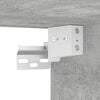 vidaXL Wall Cabinets with LED Lights for TV 2 pcs Concrete Grey 40x30x60.5 cm