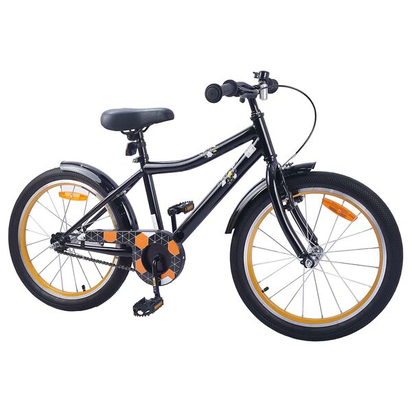 vidaXL Kids Bike 20'' for 6-11 Years Old Black