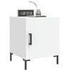 vidaXL Bedside Cabinet White 40x40x50 cm Engineered Wood