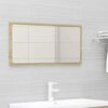 vidaXL Bathroom Furniture Set Sonoma Oak Engineered Wood