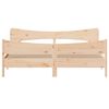 vidaXL Bed Frame without Mattress 200x200 cm Solid Wood Pine