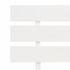 vidaXL Bed Frame without Mattress White 140x200cm Solid Wood Pine