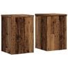 vidaXL Plant Stand 2 pcs Old Wood 25 x 25 x 35 cm Engineered Wood