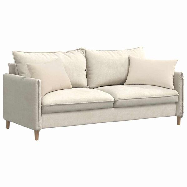 vidaXL Sofa Pillows 2 pcs Beige 60 x 40 cm Fabric