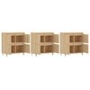 vidaXL Sideboards 3 pcs Sonoma Oak Engineered Wood