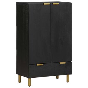 vidaXL Highboard Black 60x33x100 cm Engineered Wood