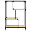 vidaXL Bookshelf Sonoma Oak 81x36x115 cm Engineered Wood and Steel