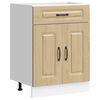 vidaXL Kitchen Base Cabinet Kalmar Sonoma Oak Engineered Wood