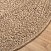 vidaXL Rug ZIZUR 120 cm Jute Look Indoor and Outdoor