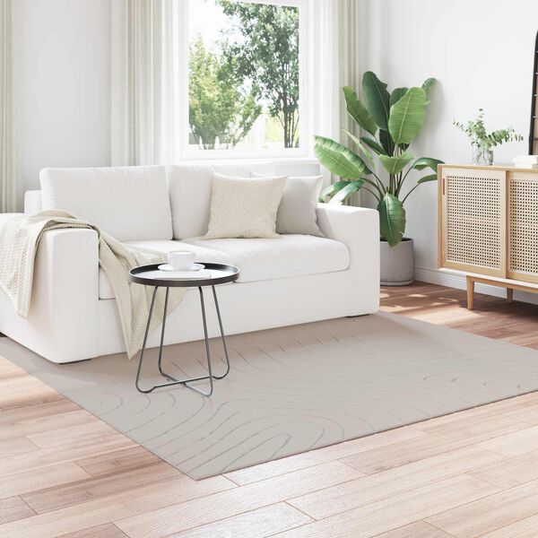 vidaXL Area Rugs Square Cream 120 x 120 cm