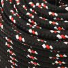 vidaXL Boat Rope Black 14 mm 100 m Polypropylene