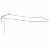 vidaXL Retractable Awning White 350 x 250 cm Aluminium