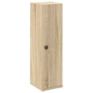 vidaXL Bathroom Cabinet with Roll Holder Sonoma Oak 20.5x22x72 cm