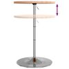 vidaXL Bar Table &Oslash;60x90.5 cm Solid Wood Beech