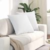vidaXL Sofa Pillows 2 pcs White 80 x 80 cm Fabric