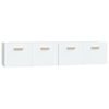 vidaXL Wall Cabinets 2 pcs White 80x35x36.5 cm Engineered Wood