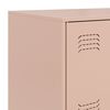 vidaXL Sideboard Pink 67x39x107 cm Steel