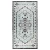 vidaXL Outdoor Rug Flatweave 80x150 cm Green and Grey