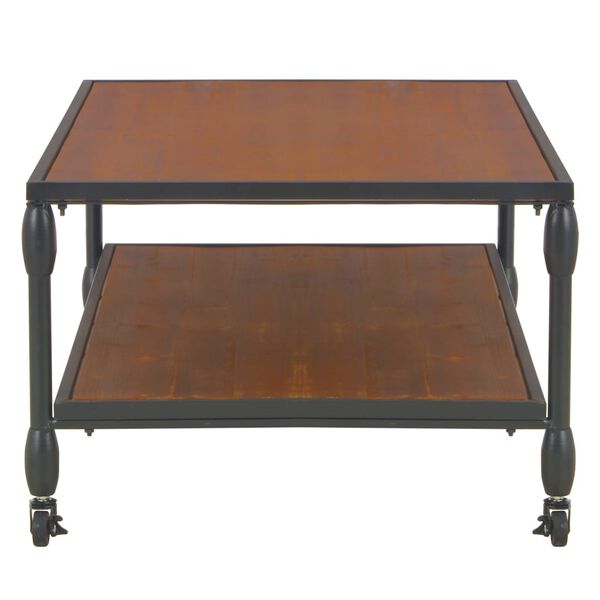 vidaXL Coffee Table with Shelf 120x60x40 cm Solid Fir Wood