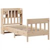 vidaXL Bed Frame without Mattress 100x200 cm Solid Wood Pine