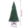 vidaXL Artificial Pre-lit Christmas Tree with Ball Set Green 500 cm
