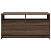 vidaXL Coffee Table with LED Lights Brown Oak Engineered Wood
