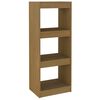 vidaXL Book Cabinet/Room Divider Honey Brown 40x30x103.5 cm Pinewood