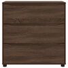 vidaXL Storage Cabinet Brown Oak 80 x 31 x 81 cm Engineered Wood