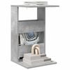 vidaXL Side Table Concrete Grey 40 x 35 x 60.5 cm Engineered Wood