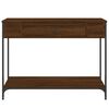 vidaXL Console Table Brown Oak 100x34.5x75 cm Engineered Wood