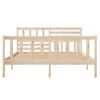 vidaXL Bed Frame without Mattress Small Double Solid Wood