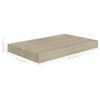 vidaXL Floating Wall Shelves 2 pcs Oak 40x23x3.8 cm MDF