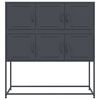 vidaXL Sideboard Anthracite 100.5x39x107 cm Steel